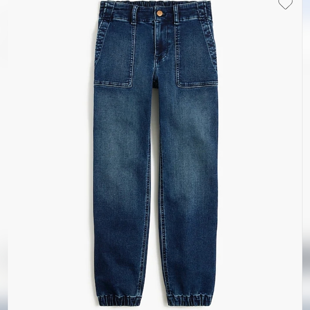 J Crew Denim utility jogger pant in signature stretch